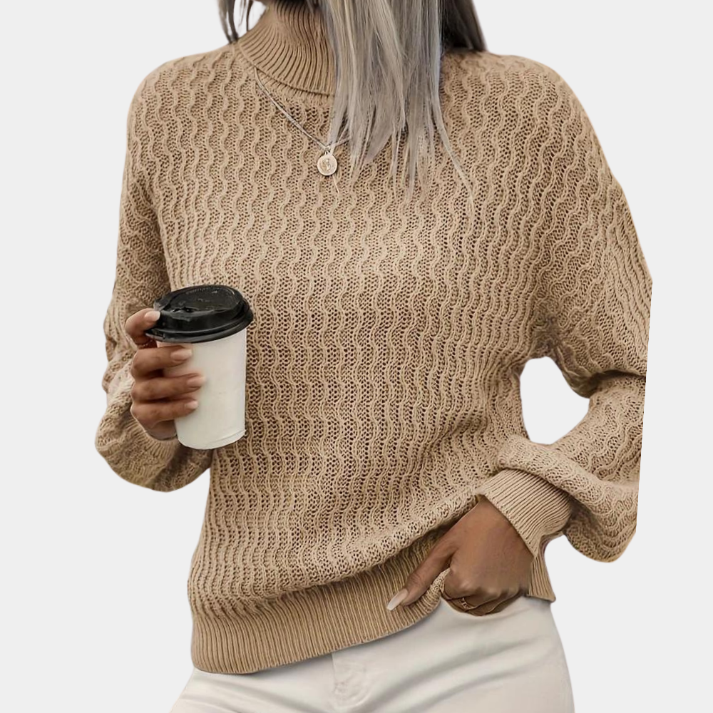 Sweter damski | falista dzianina