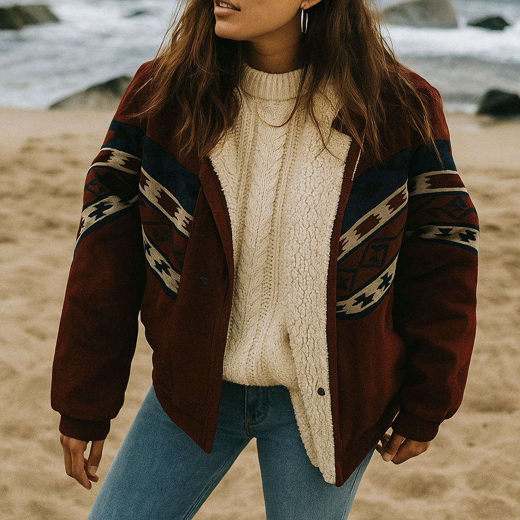 Damski płaszcz zimowy | Pikowany, z miękkiego materiału