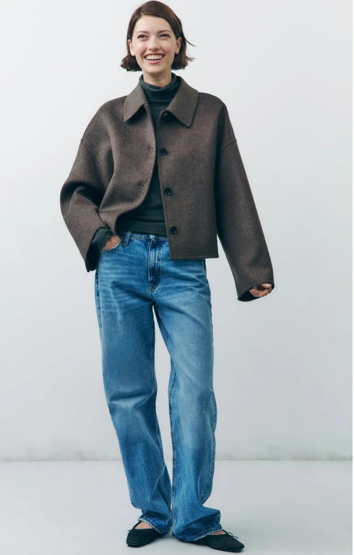 Damski płaszcz zimowy ocieplany