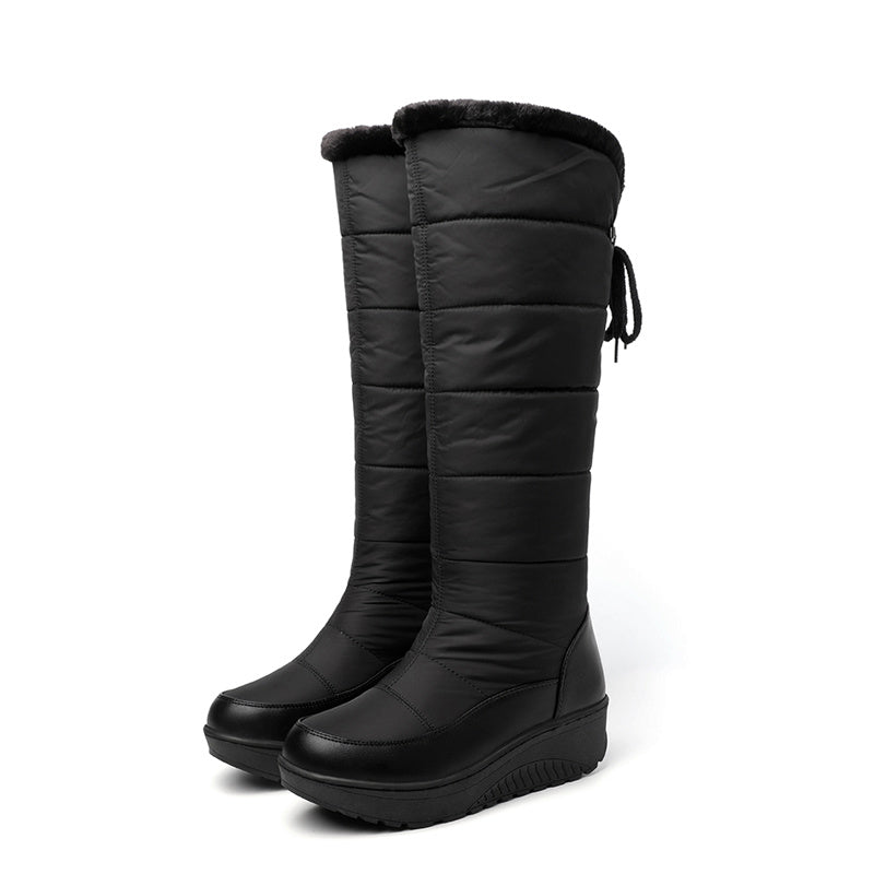 Buty zimowe damskie śniegowce z futerkiem