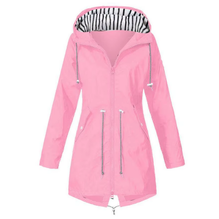 Damski płaszcz przeciwdeszczowy | Lekki, z wodoodpornego materiału
