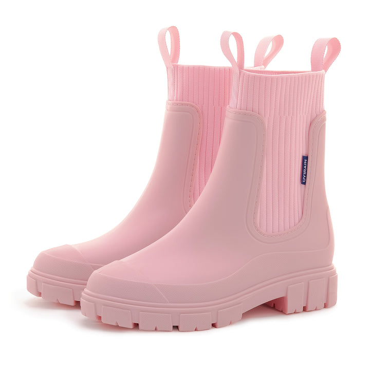 Buty zimowe damskie chelsea przeciwdeszczowe