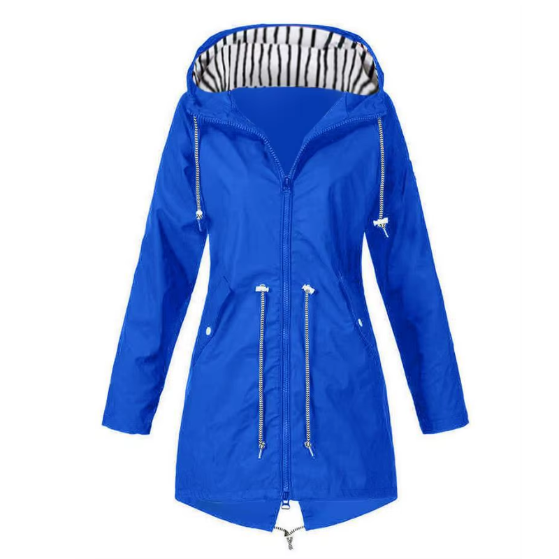 Damski płaszcz przeciwdeszczowy | Lekki, z wodoodpornego materiału