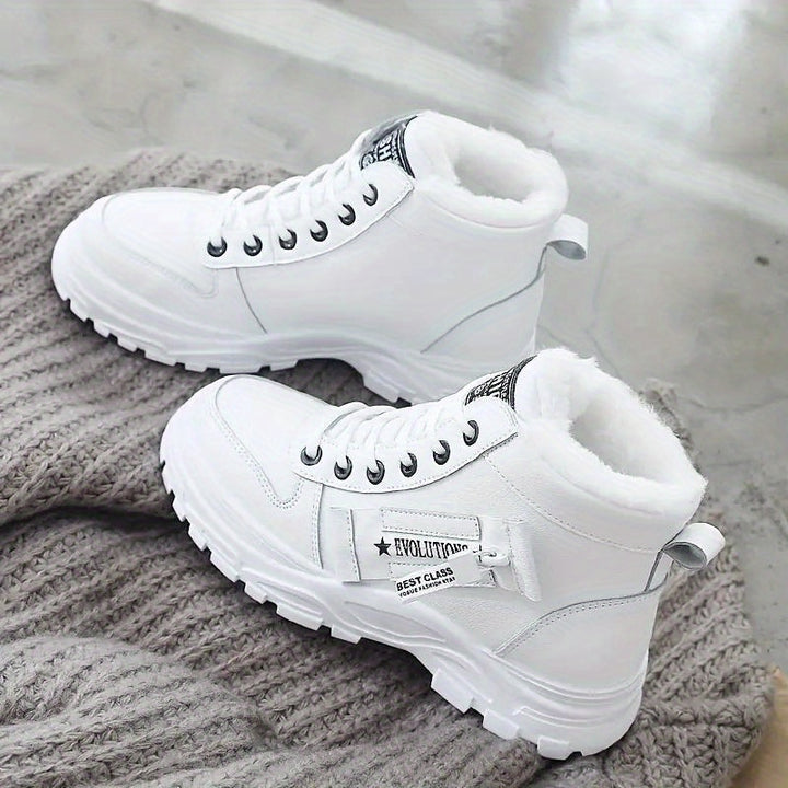 Buty zimowe damskie sznurowane ocieplane