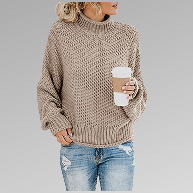 Damski dziany sweter