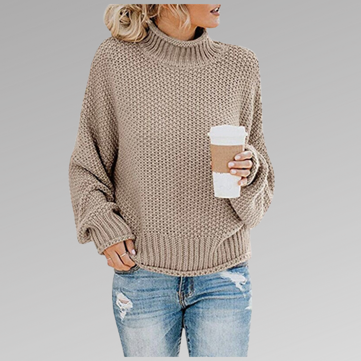 Damski dziany sweter