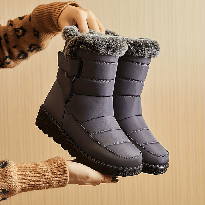 Buty zimowe damskie śniegowce na platformie