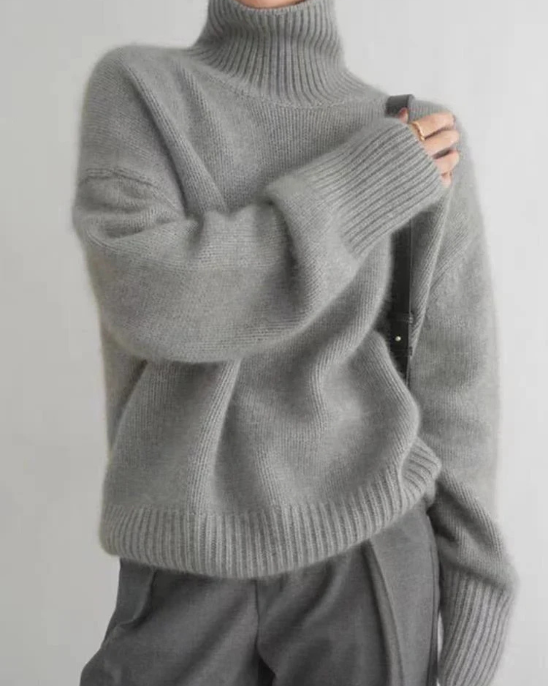 Sweter damski | Golf zimowy