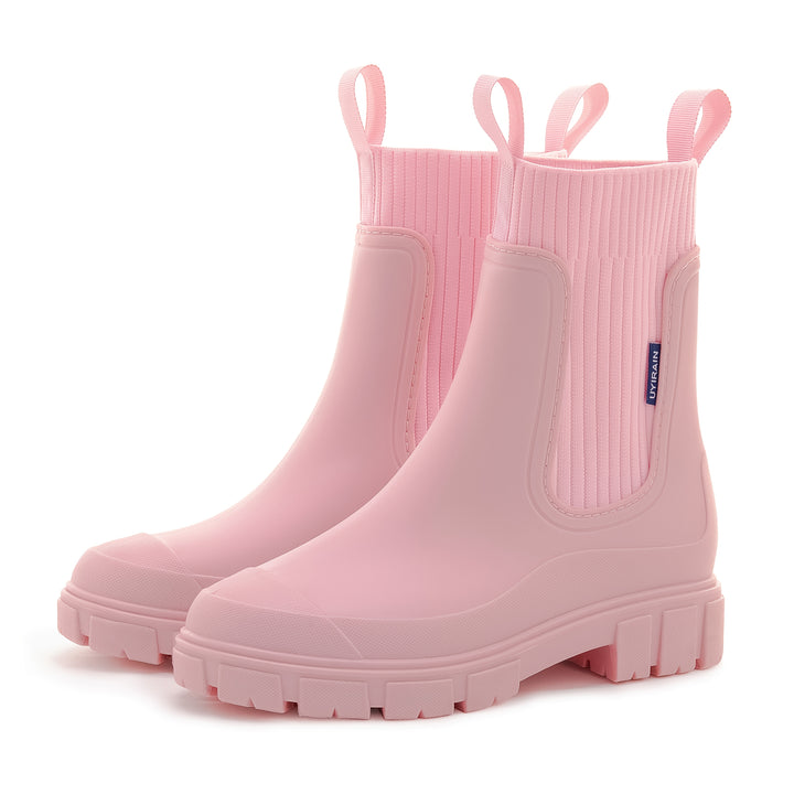 Buty zimowe damskie chelsea przeciwdeszczowe