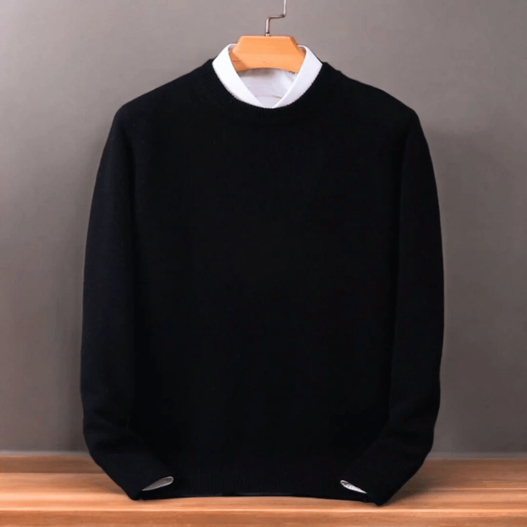 Sweter męski wełniany | Luźny krój