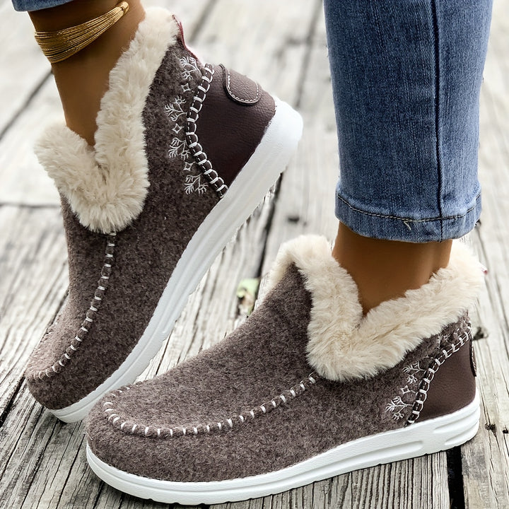 Wsuwane buty zimowe damskie