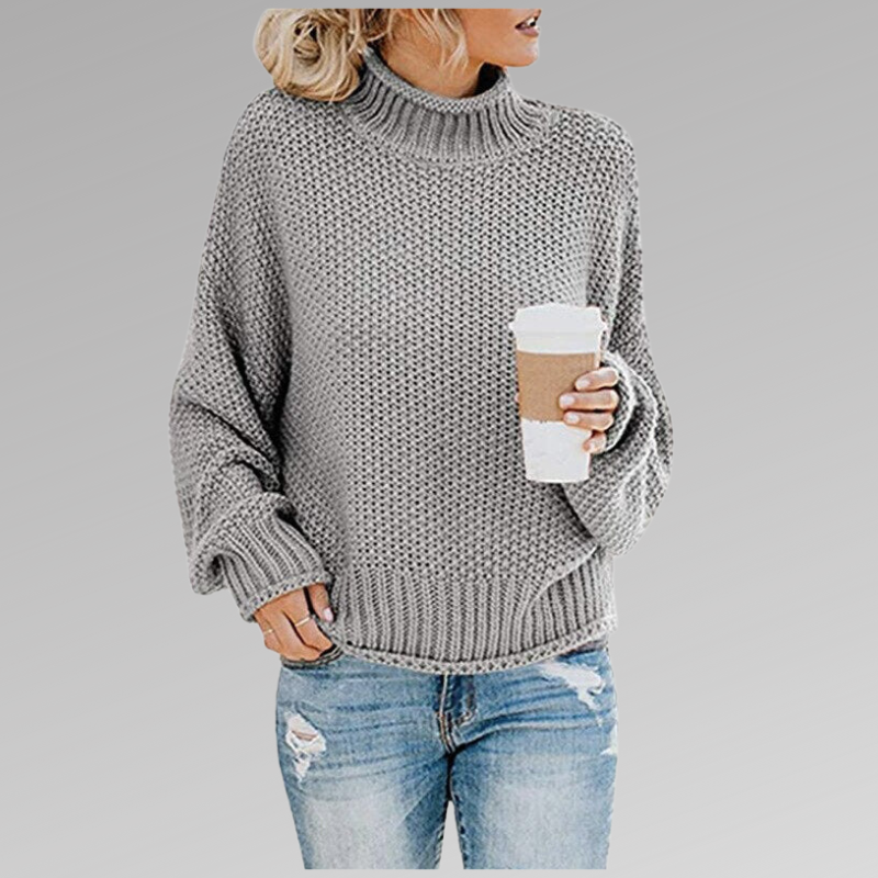 Damski dziany sweter