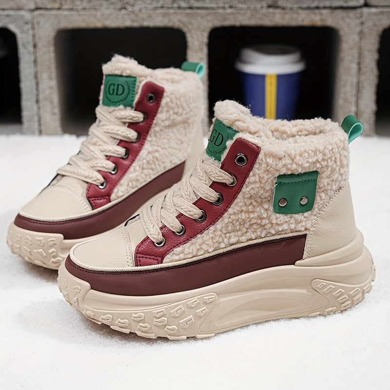 Buty zimowe damskie ocieplane krótkie