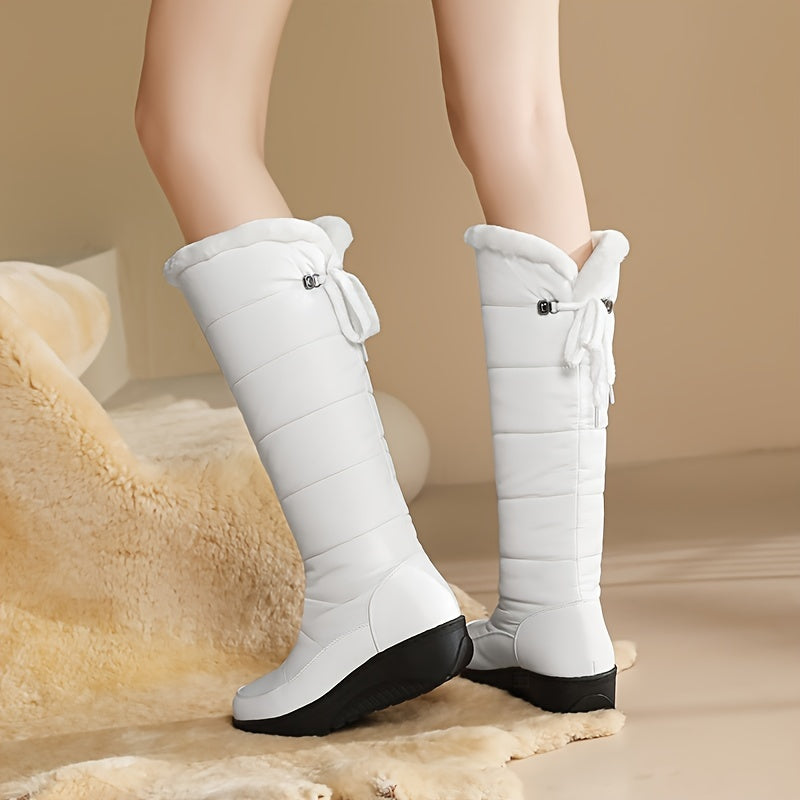 Buty zimowe damskie śniegowce z futerkiem
