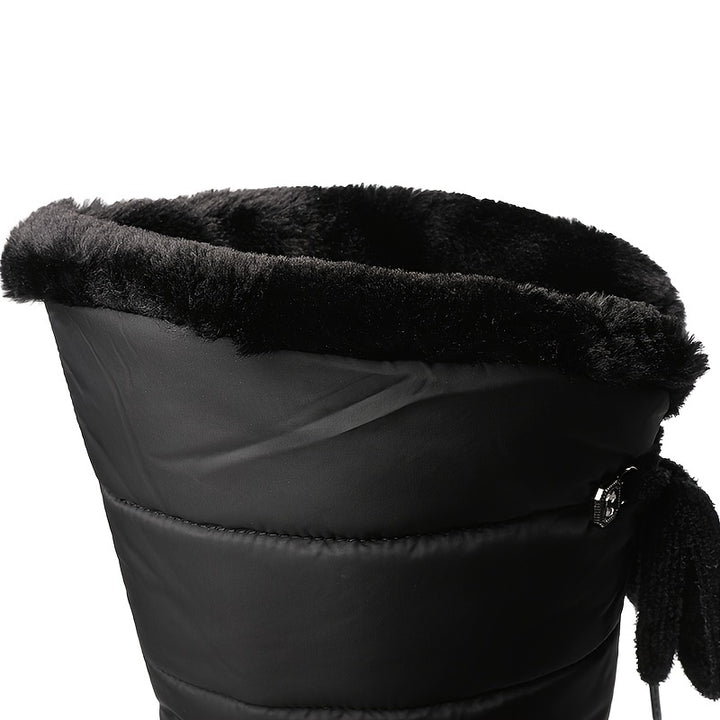 Buty zimowe damskie śniegowce z futerkiem
