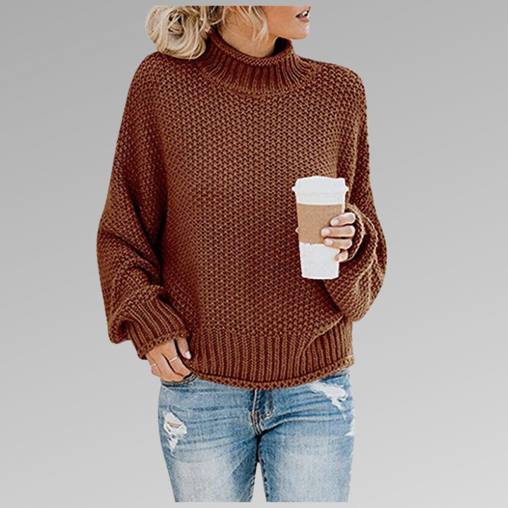 Damski dziany sweter