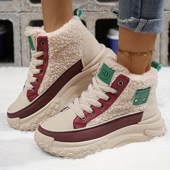 Buty zimowe damskie ocieplane krótkie