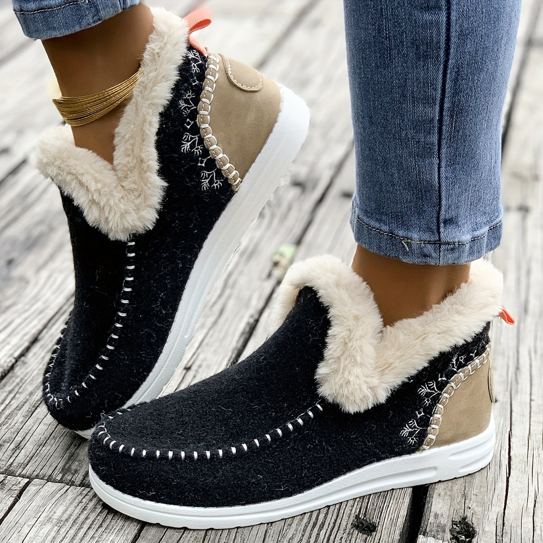 Wsuwane buty zimowe damskie