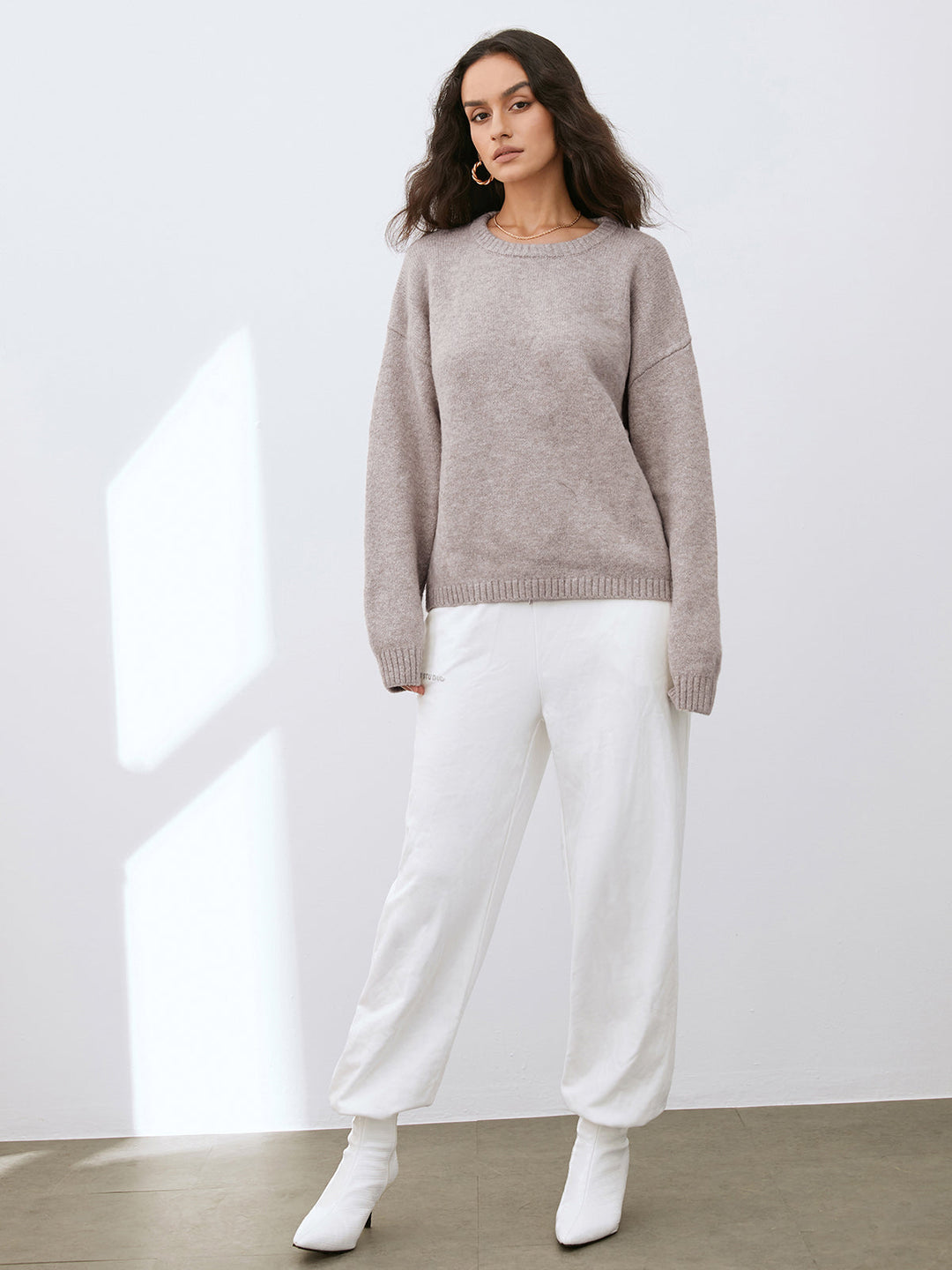 Sweter damski | dzianina