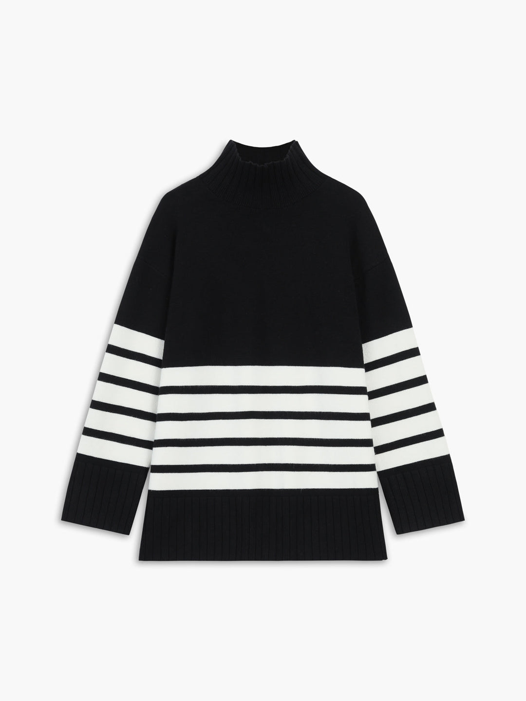 Sweter damski | Golf w paski