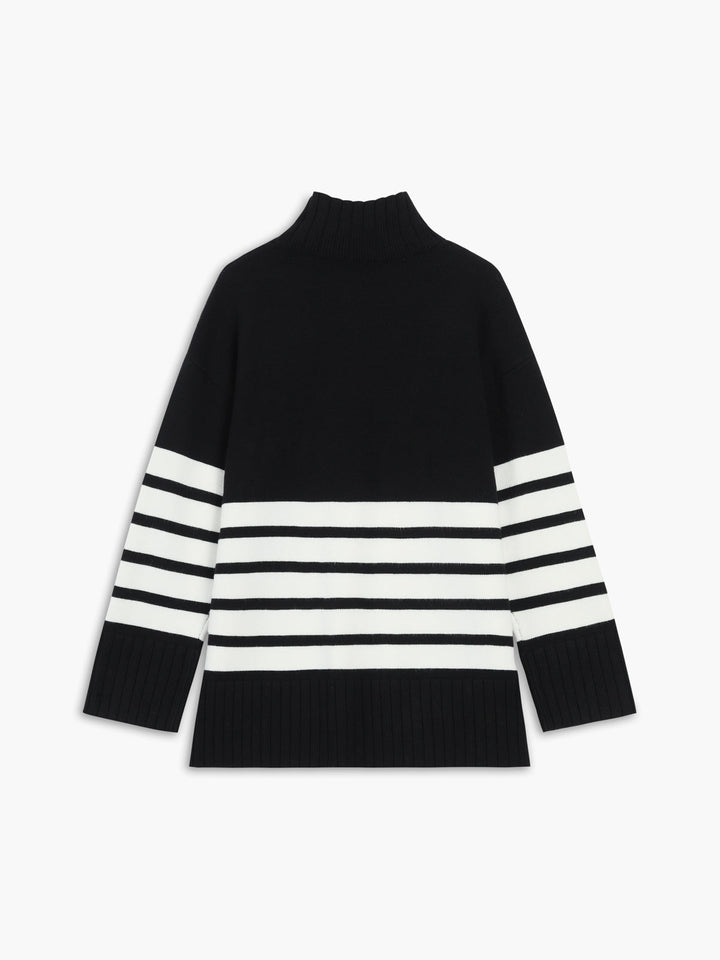 Sweter damski | Golf w paski