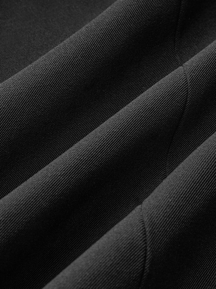 Damska marynarka z kieszonkowym kołnierzem | Długa