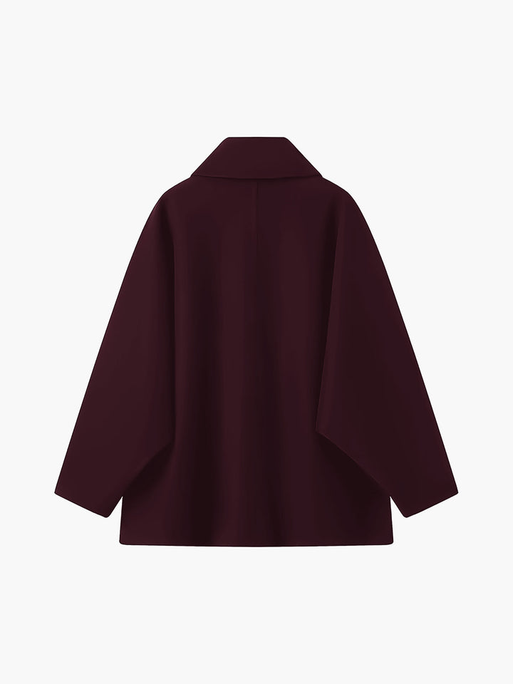 Długi płaszcz damski | Obszerne kieszenie