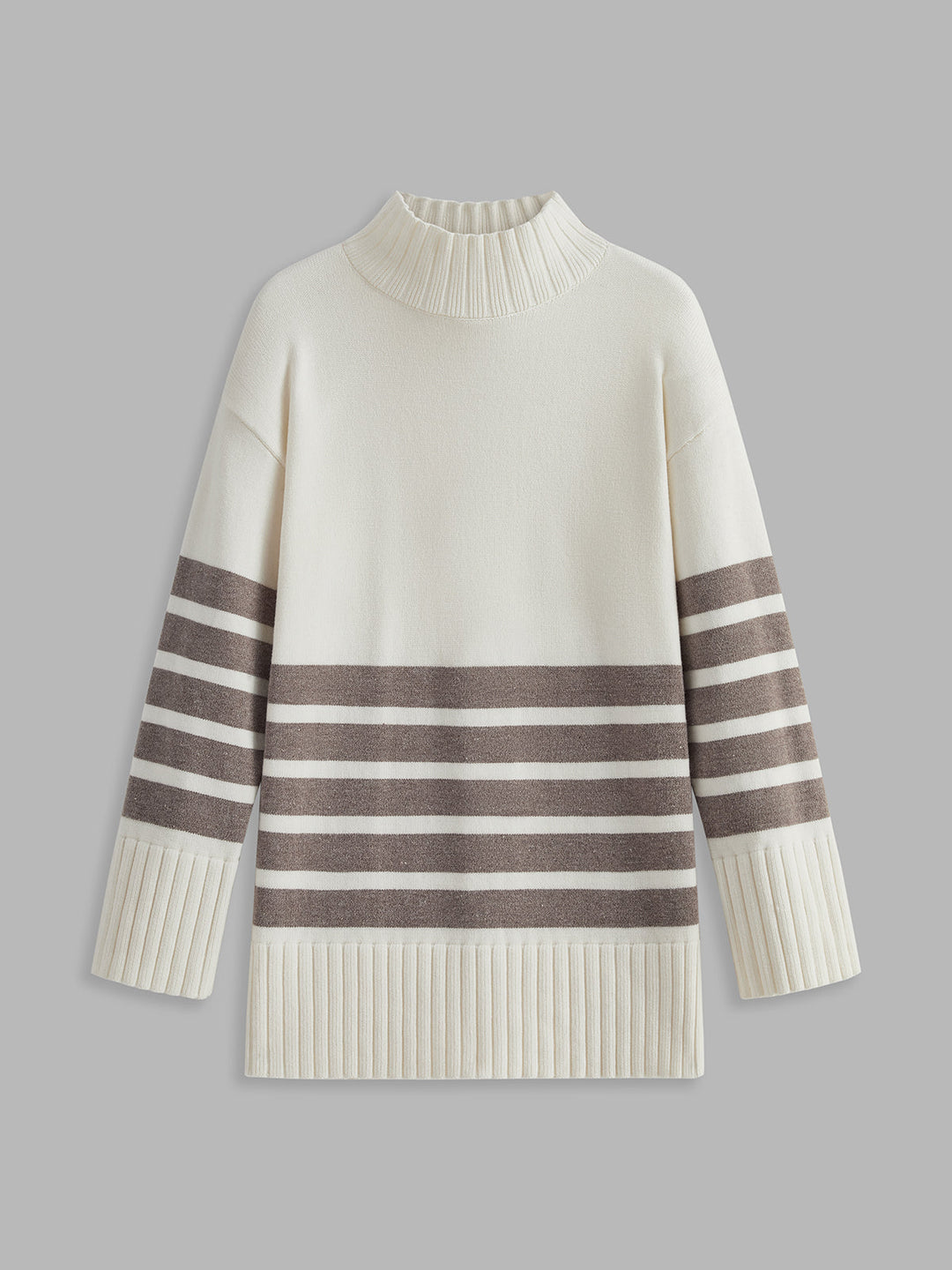Sweter damski | Golf w paski