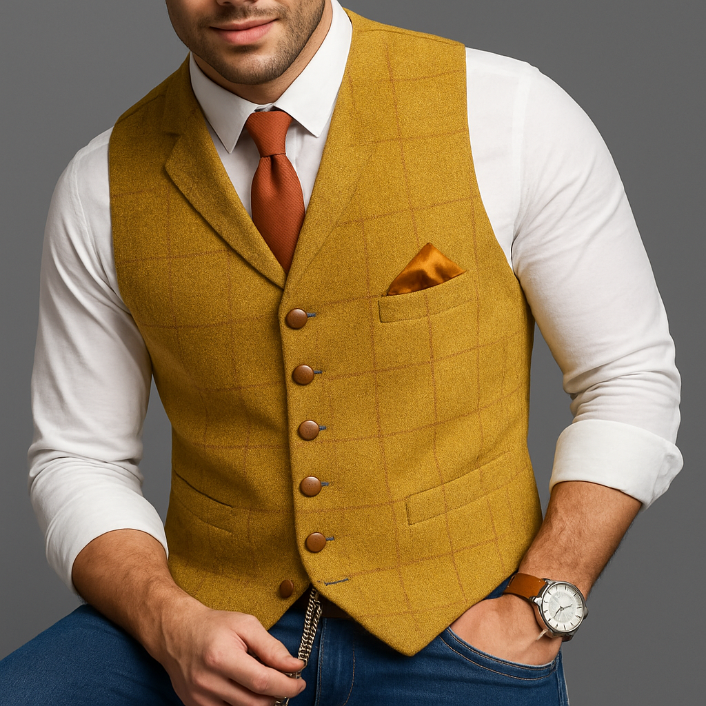 Kamizelka męska | Klasyczny krój