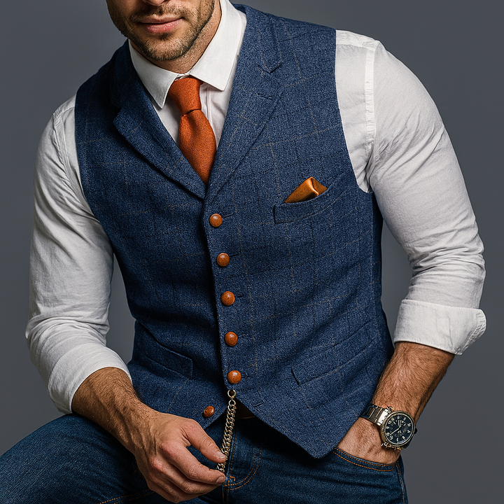 Kamizelka męska | Klasyczny krój