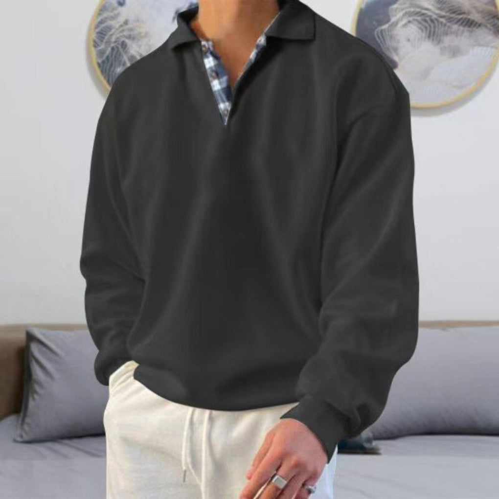 Męski sweter dzianinowy | Casual