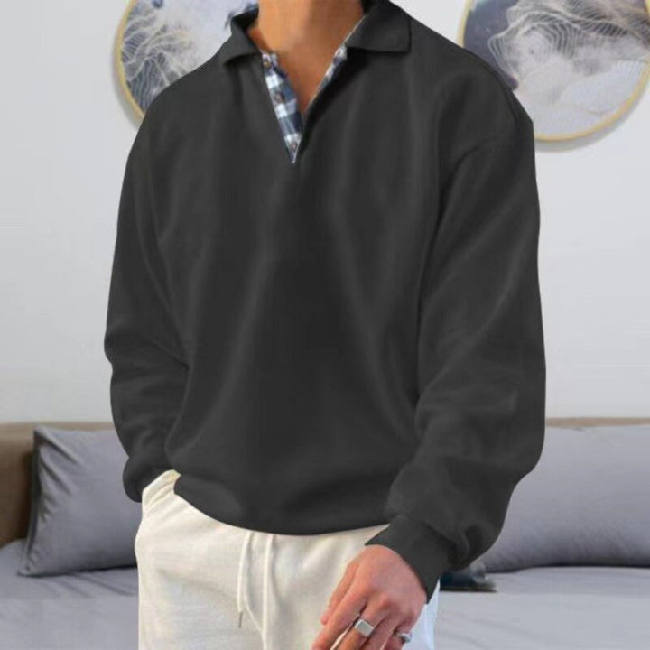 Męski sweter dzianinowy | Casual