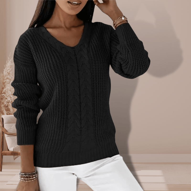 Sweter damski | dzianinowy