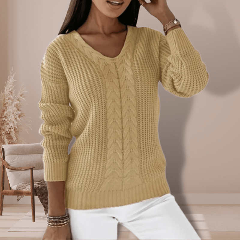 Sweter damski | dzianinowy