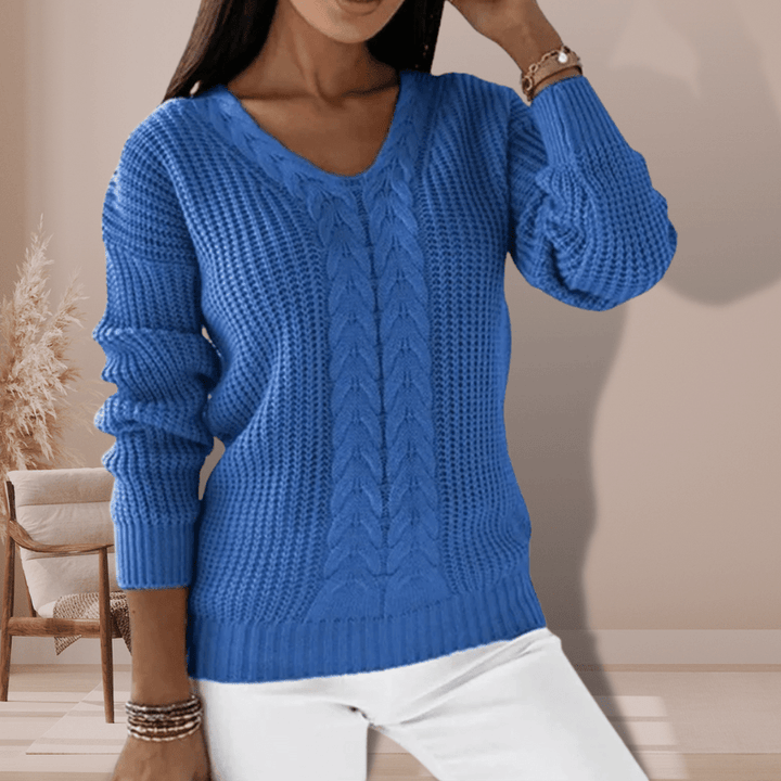 Sweter damski | dzianinowy