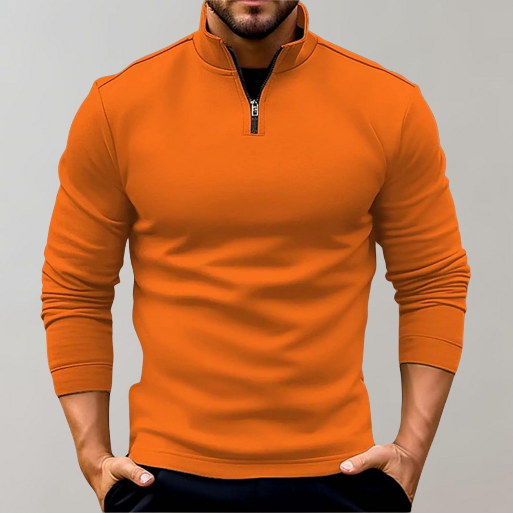 Sweter męski | Zapinany na suwak