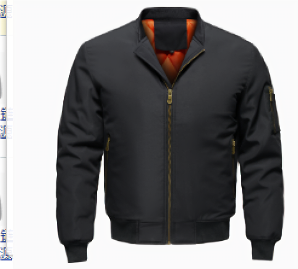 Kurtka bomber męska zapinana na zamek