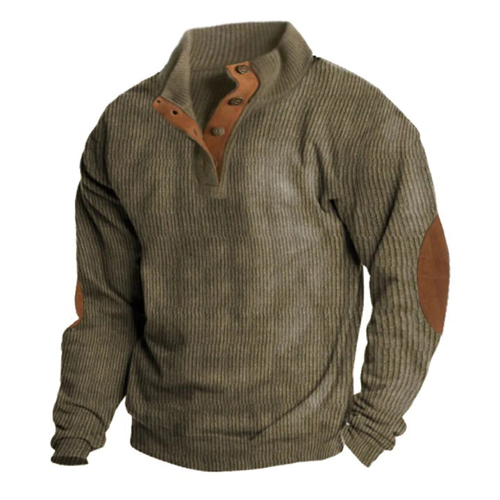 Męski sweter dzianinowy | Miękki materiał