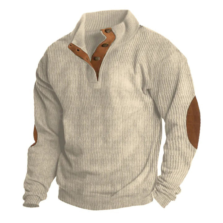 Męski sweter dzianinowy | Miękki materiał
