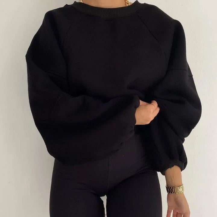 Sweter damski | Okrągły dekolt