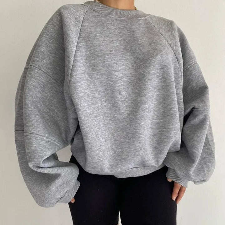 Sweter damski | Okrągły dekolt