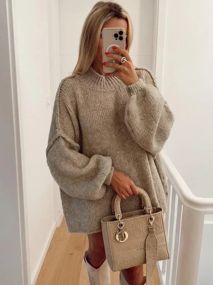 Sweter damski dzianinowy
