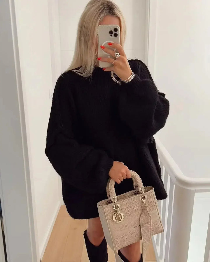 Sweter damski dzianinowy