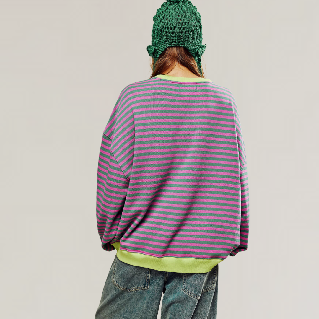 Sweter damski w paski