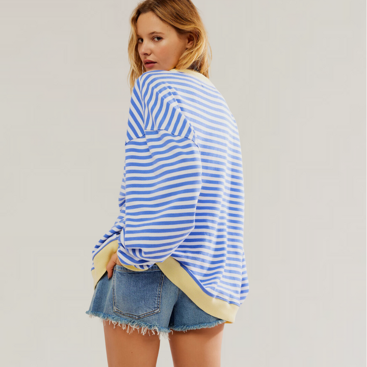 Sweter damski w paski