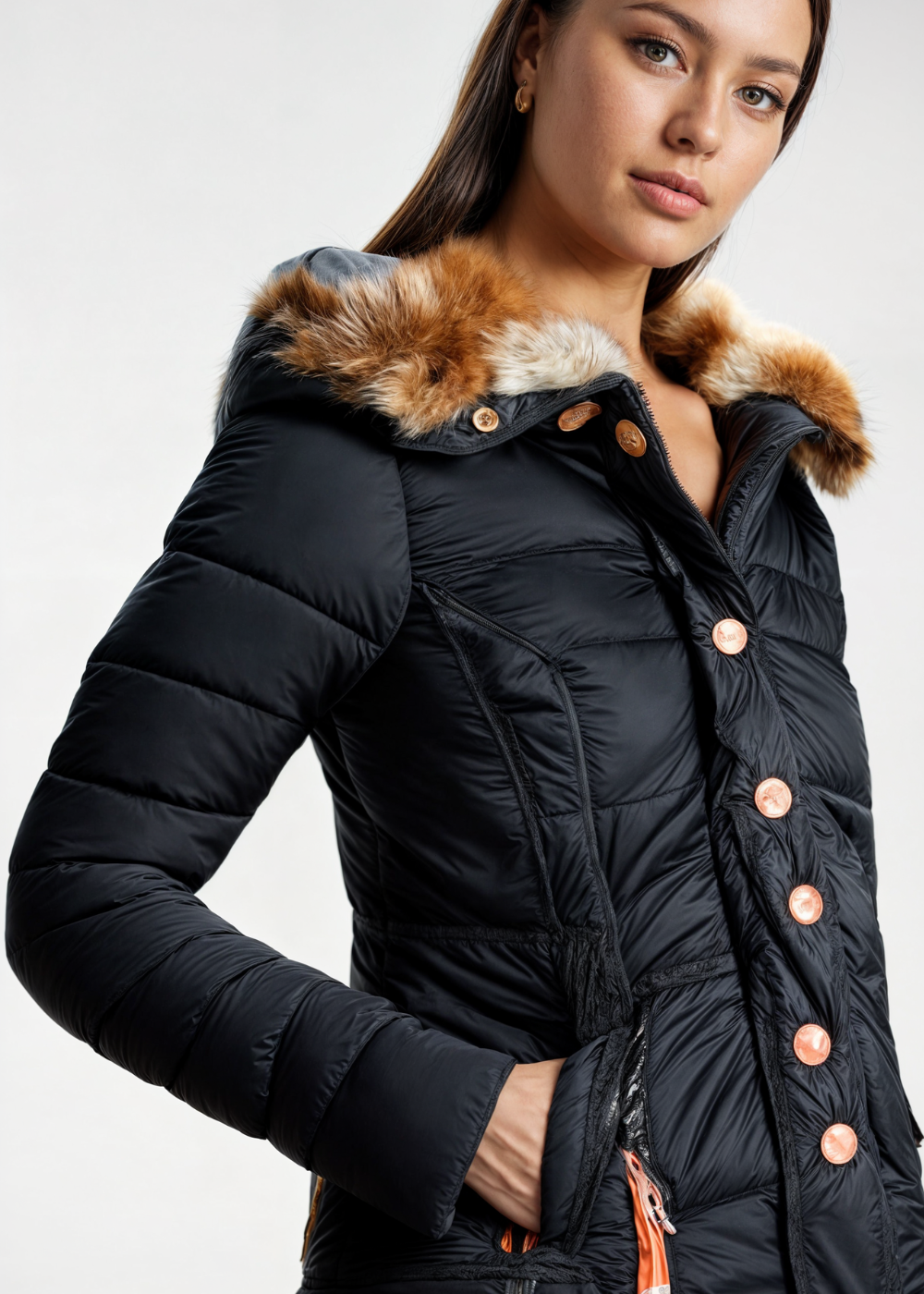 Damskie futro | Kurtka zimowa
