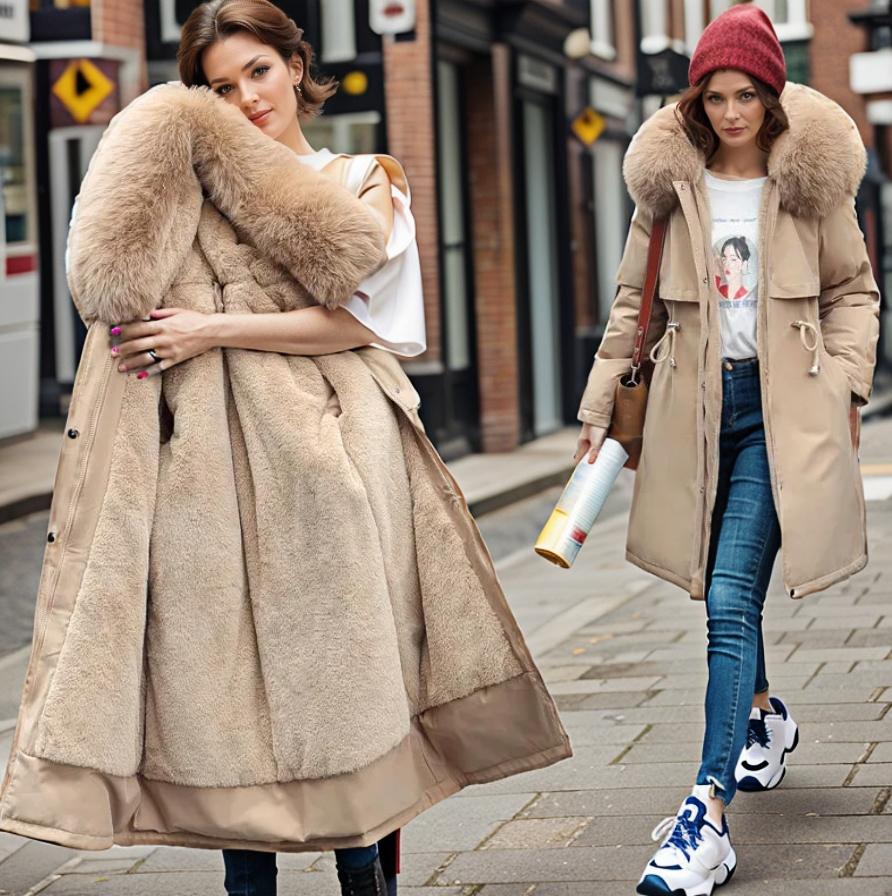 Parka zimowa damska | Z kapturem