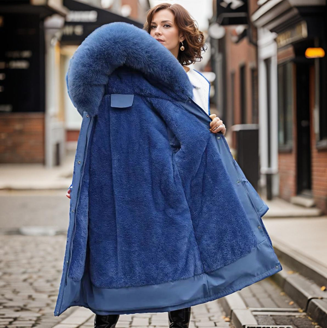 Parka zimowa damska | Z kapturem