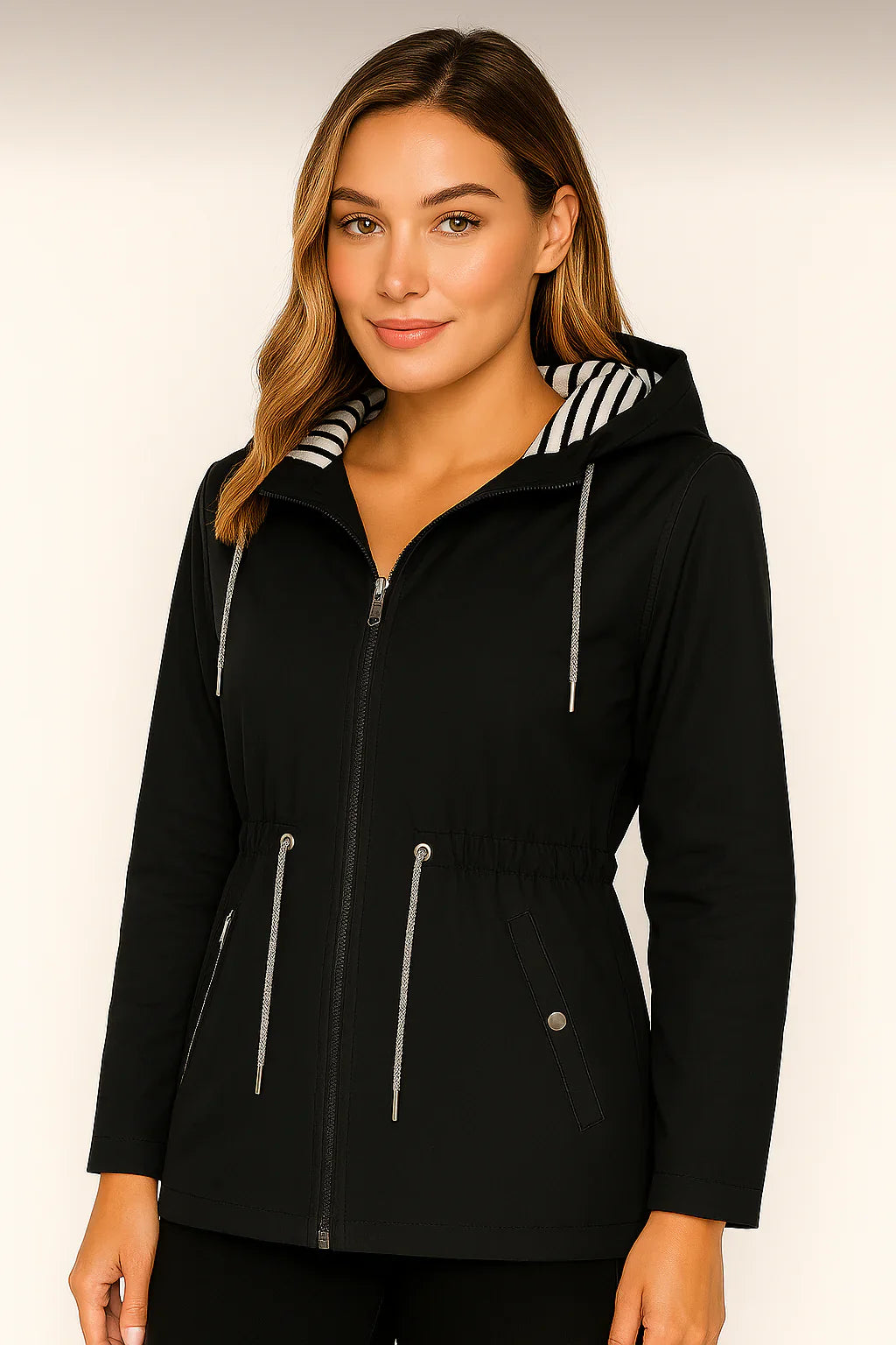 Damski płaszcz przeciwdeszczowy | Lekki, z wodoodpornego materiału