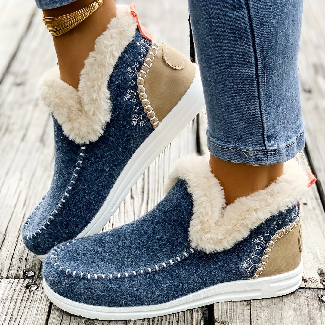Wsuwane buty zimowe damskie